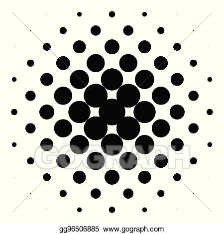 Dot clipart texture vector. Circle halftone pattern 