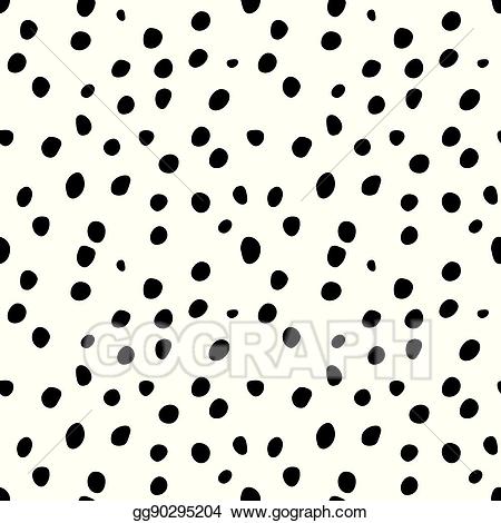 Eps seamless pattern with. Dot clipart texture vector