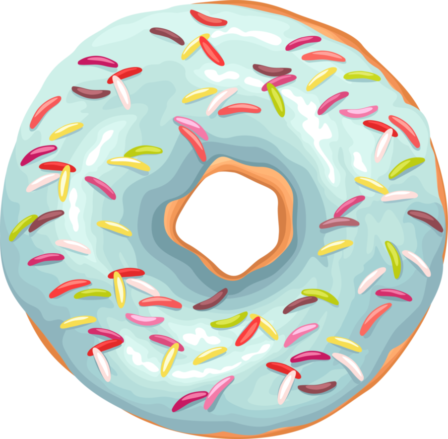 Doughnut Clipart Blue Doughnut Blue Transparent FREE For Download On
