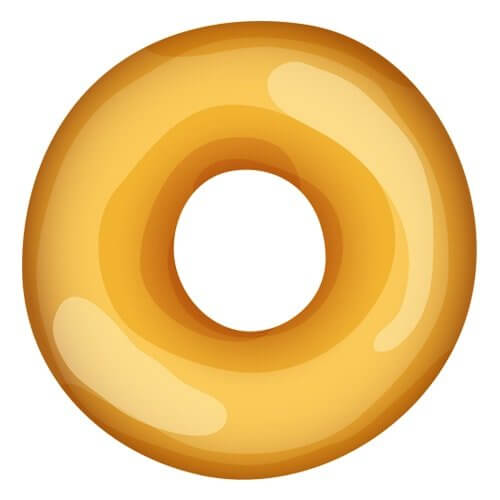 doughnut clipart glazed donut