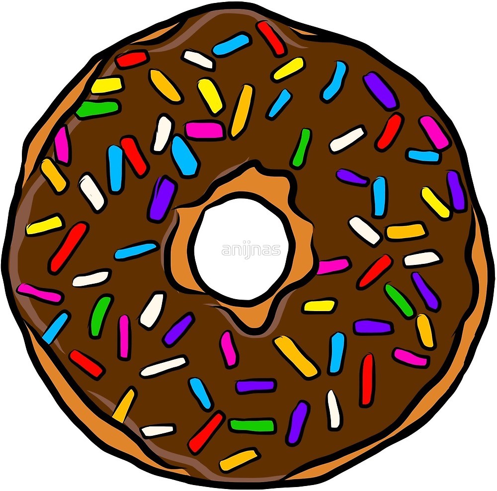 doughnut clipart rainbow