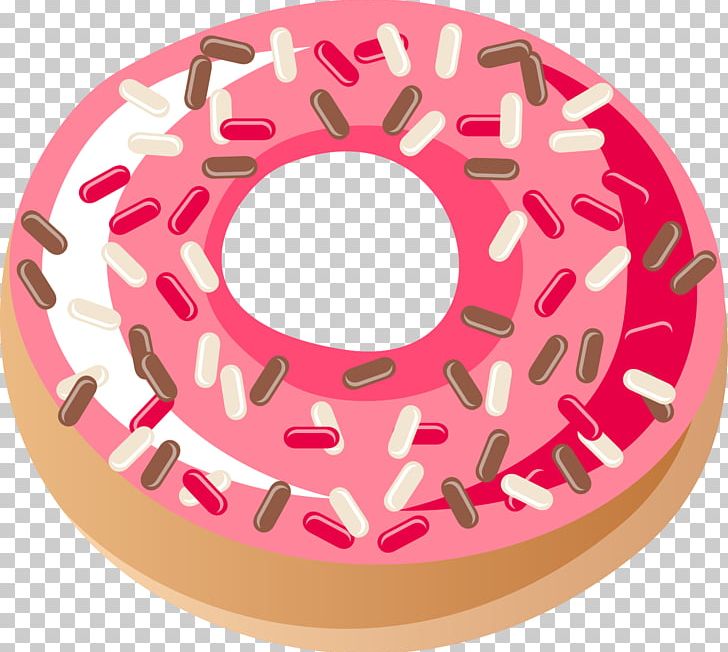 doughnut clipart red