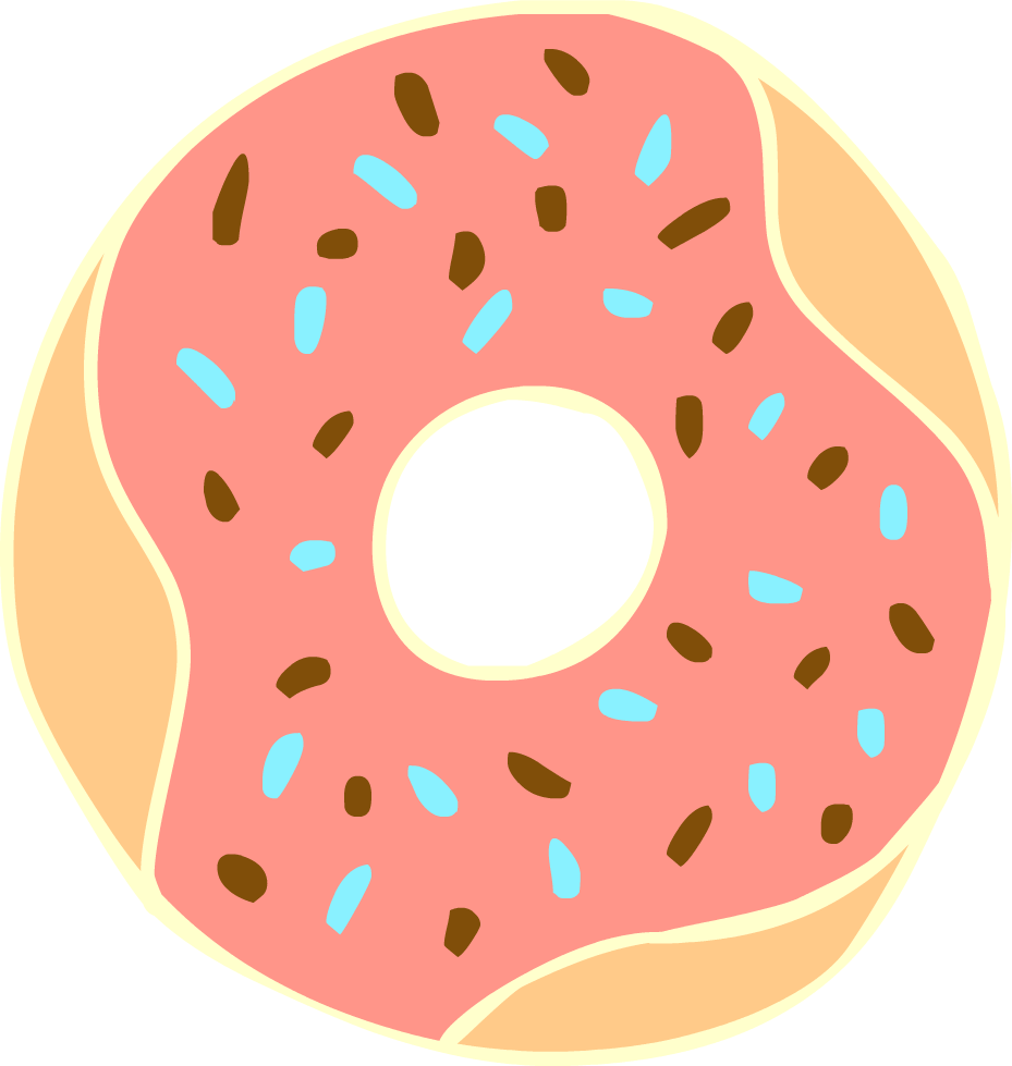 Letters donut
