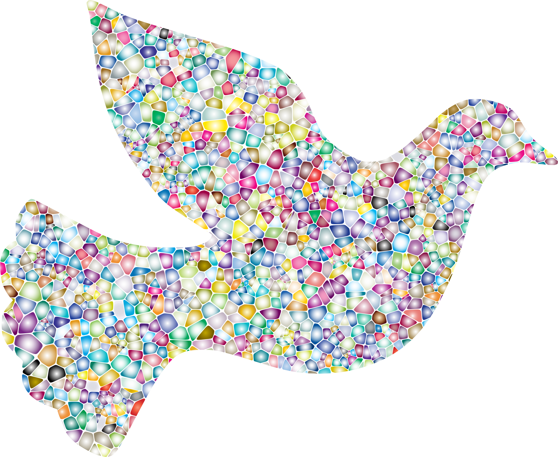 Doves clipart abstract. Sweet tiled peace dove