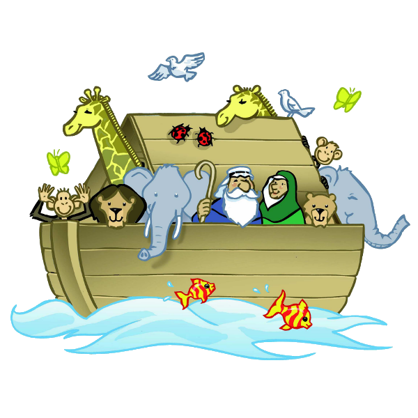 Dove clipart ark noahs. Noah group animals clip