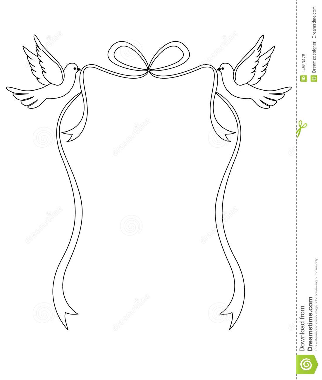 Dove clipart border.  images of cross