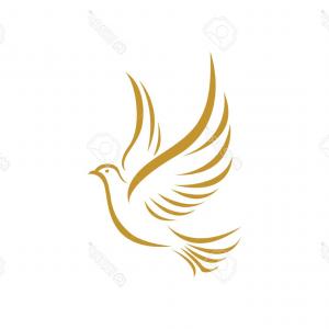 Dove clipart gold, Dove gold Transparent FREE for download on ...