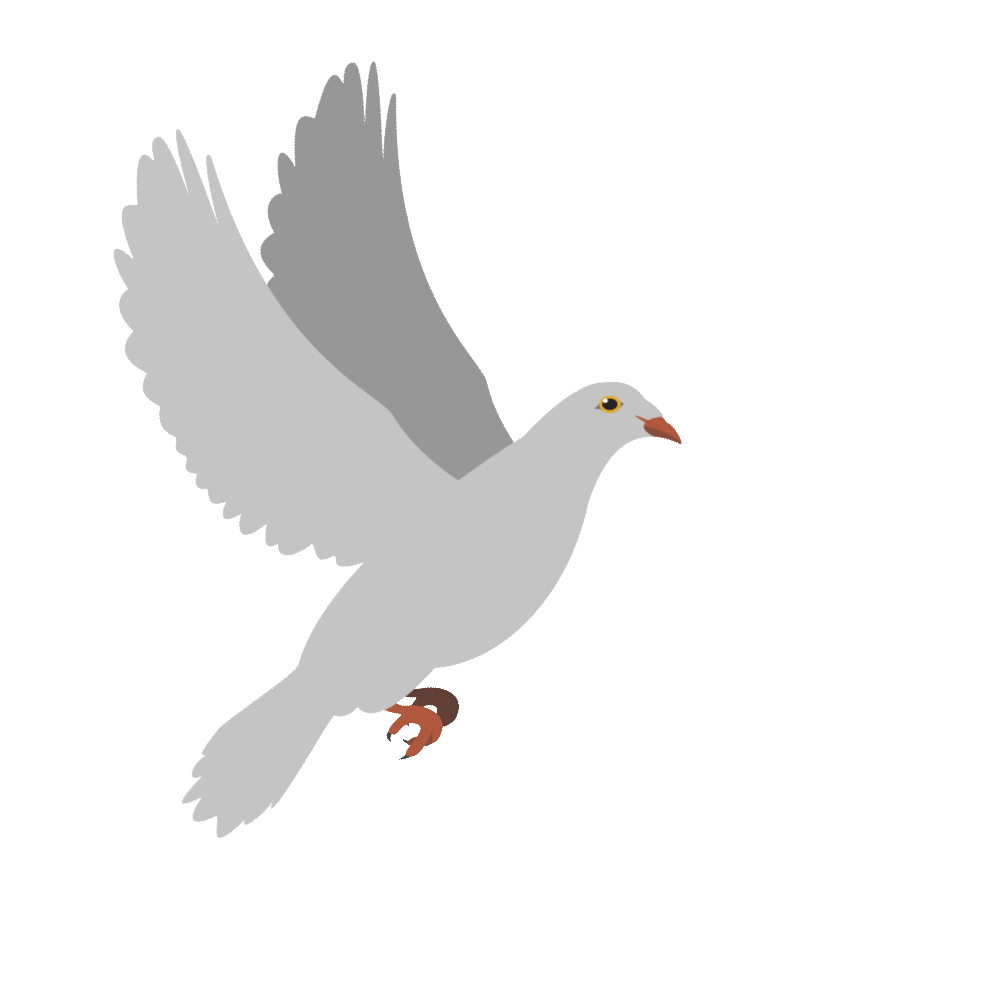 Pigeon clipart letter gif. The artists prince ushered
