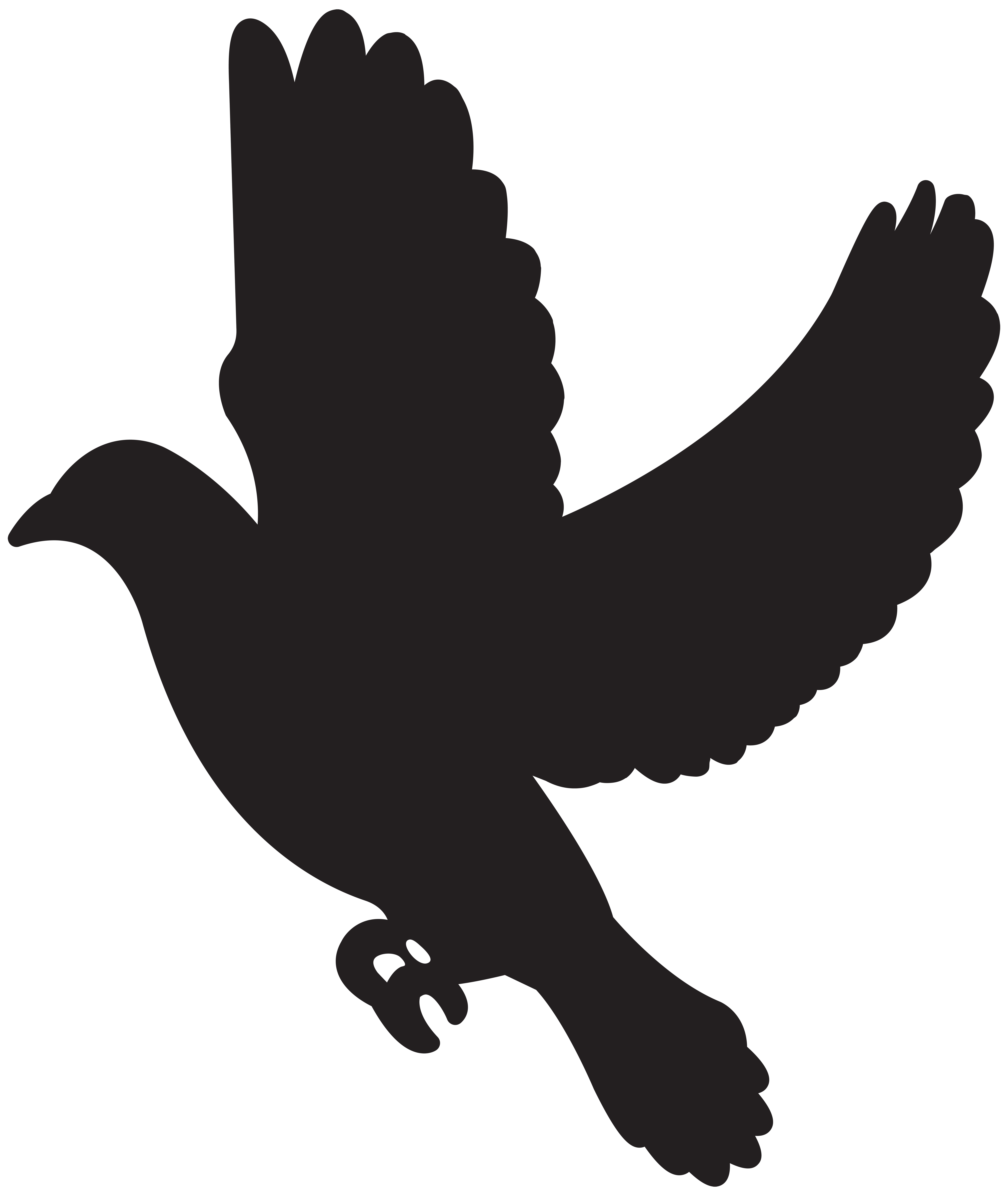 Doves Clipart Silhouette Doves Silhouette Transparent Free For