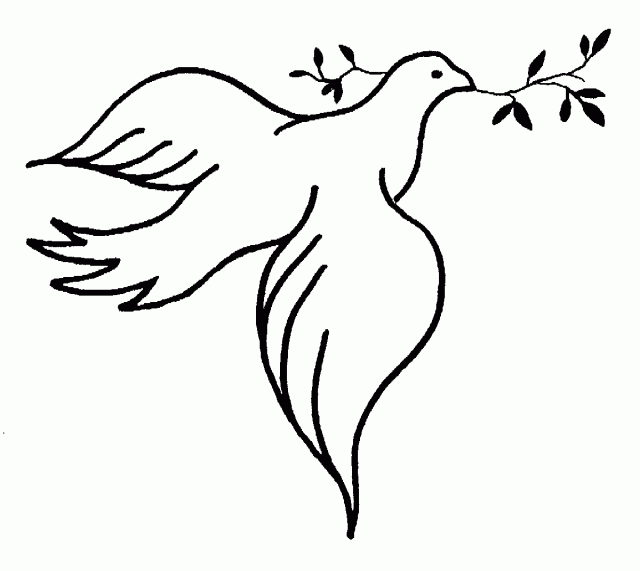 doves clipart drawing