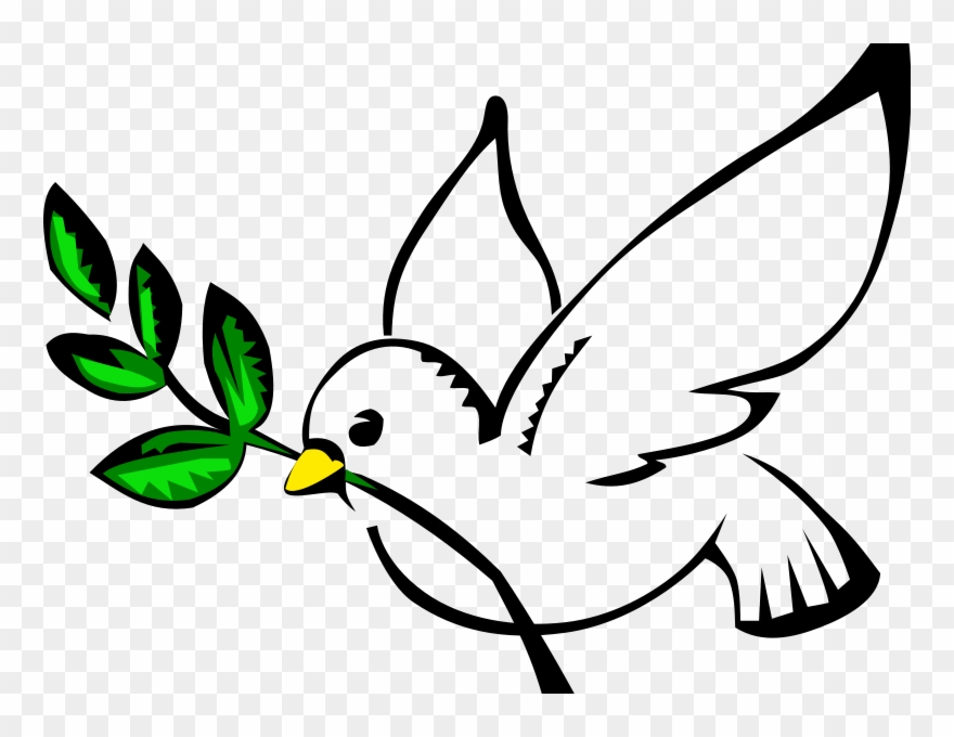 doves clipart olive branch