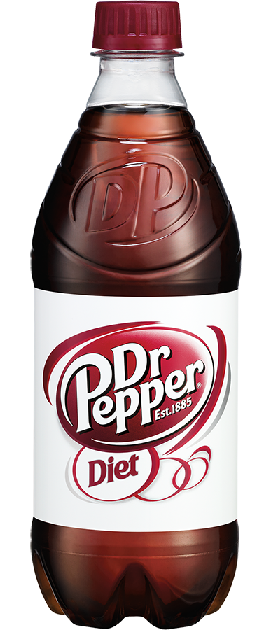 Diet products. Dr pepper bottle png