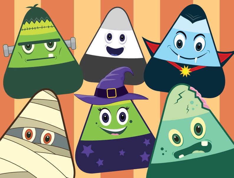 dracula clipart candy corn