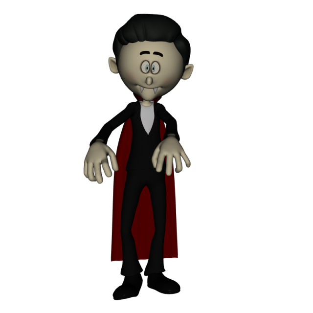 Cute png and psd. Dracula clipart scary