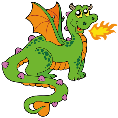 Dragon clipart. Cartoon images cute clip
