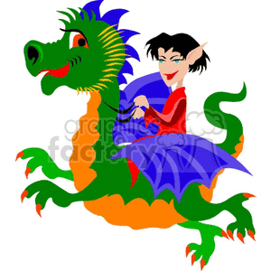 dragon clipart dragon rider