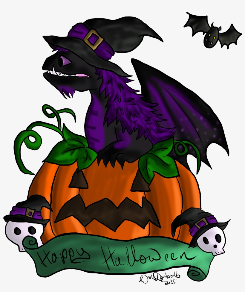 dragon clipart halloween