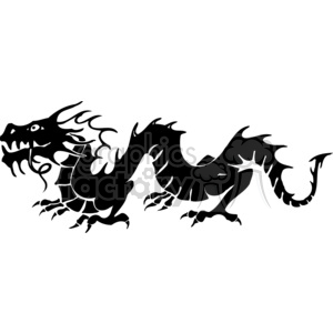 Dragon clipart long dragon. Chinese dragons royalty free