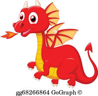 dragon clipart red dragon