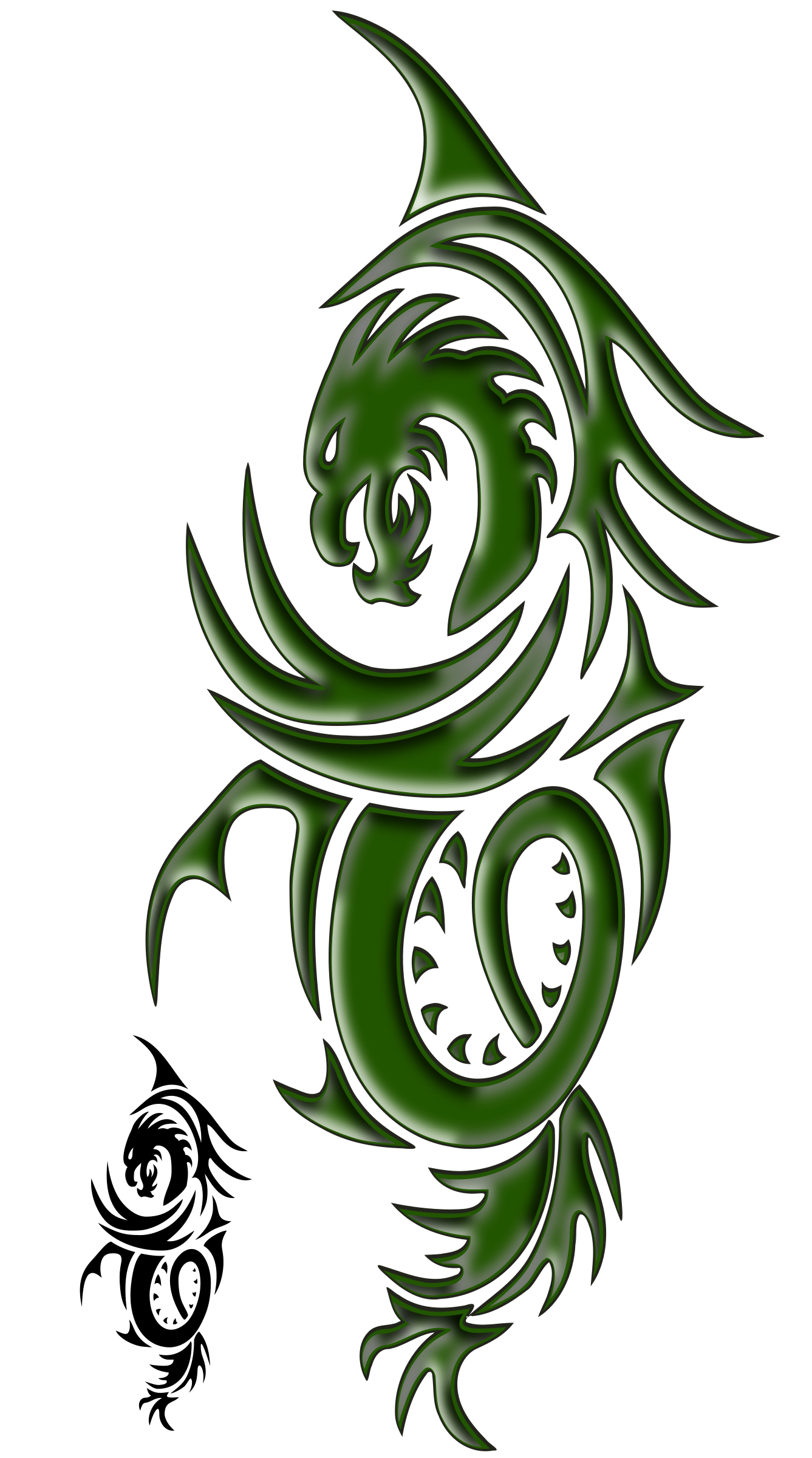 dragon clipart simple