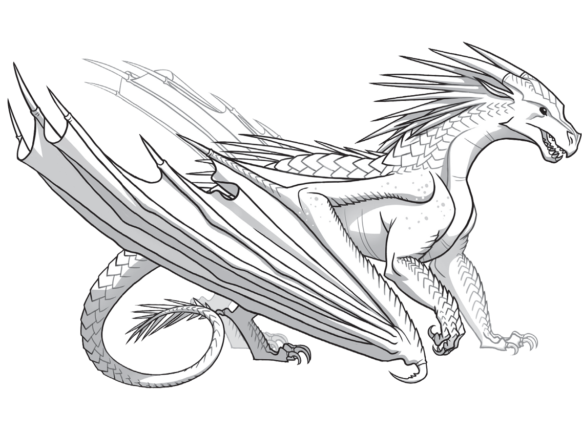 dragon clipart wings fire