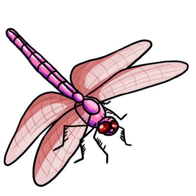 insects clipart dragonfly
