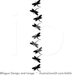 Image result for silhouette. Dragonfly clipart celtic