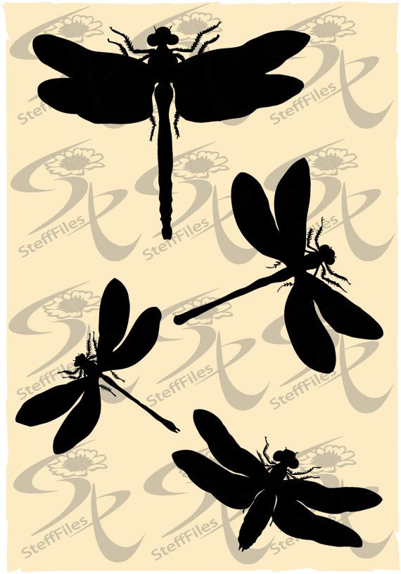 Vector svg ai png. Dragonfly clipart dxf