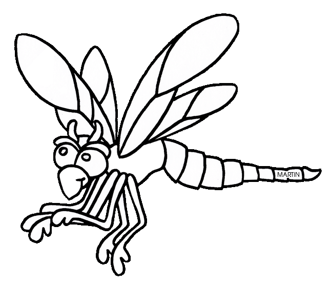 dragonfly clipart line art