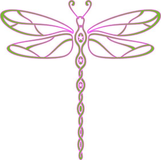 dragonfly clipart pink dragonfly
