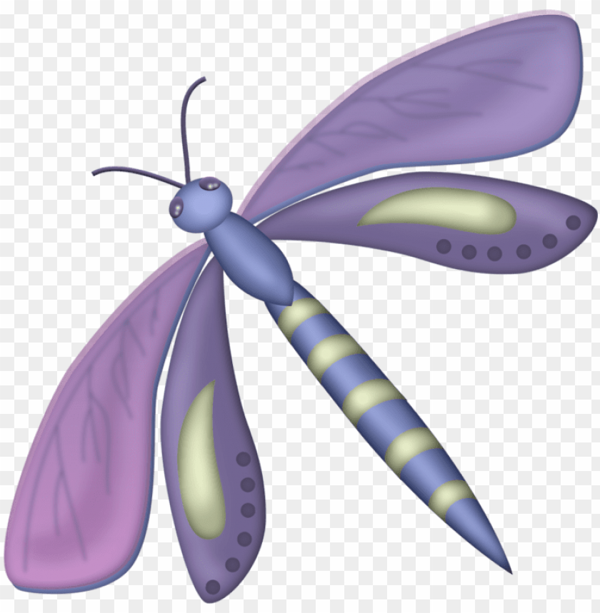 dragonfly clipart purple