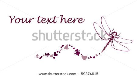dragonfly clipart swirl