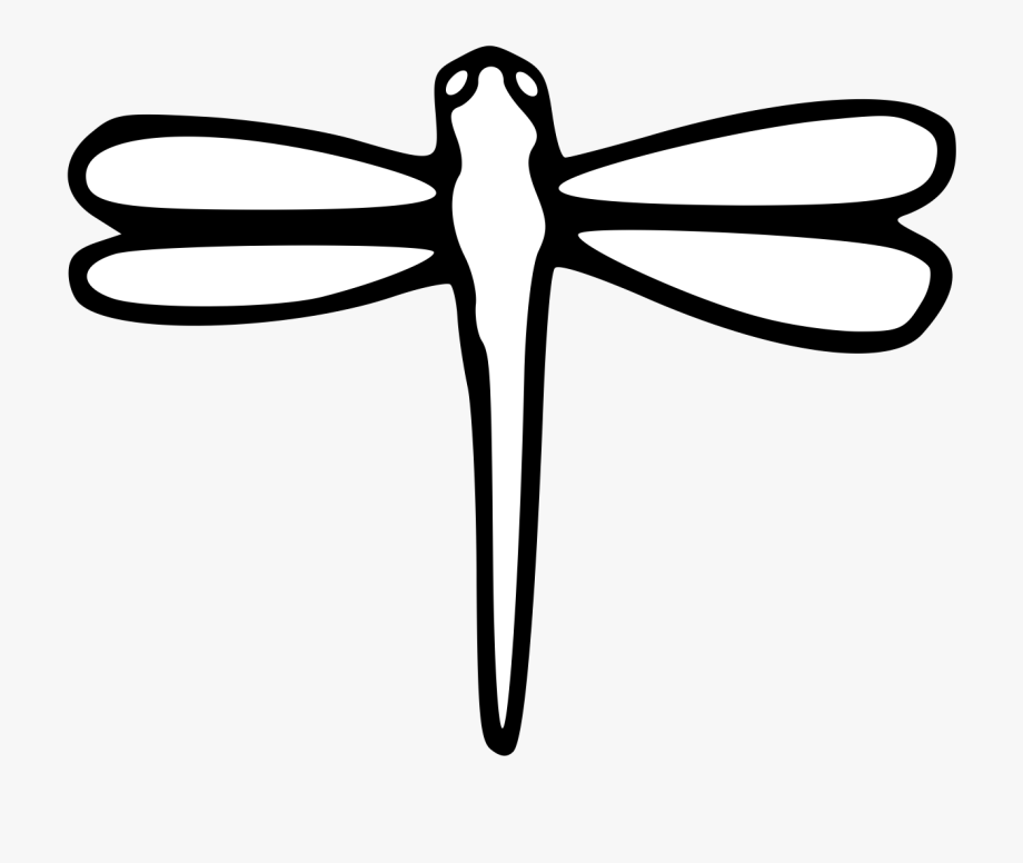 dragonfly clipart traceable