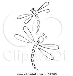 Dragonfly clipart whimsical.  for free download