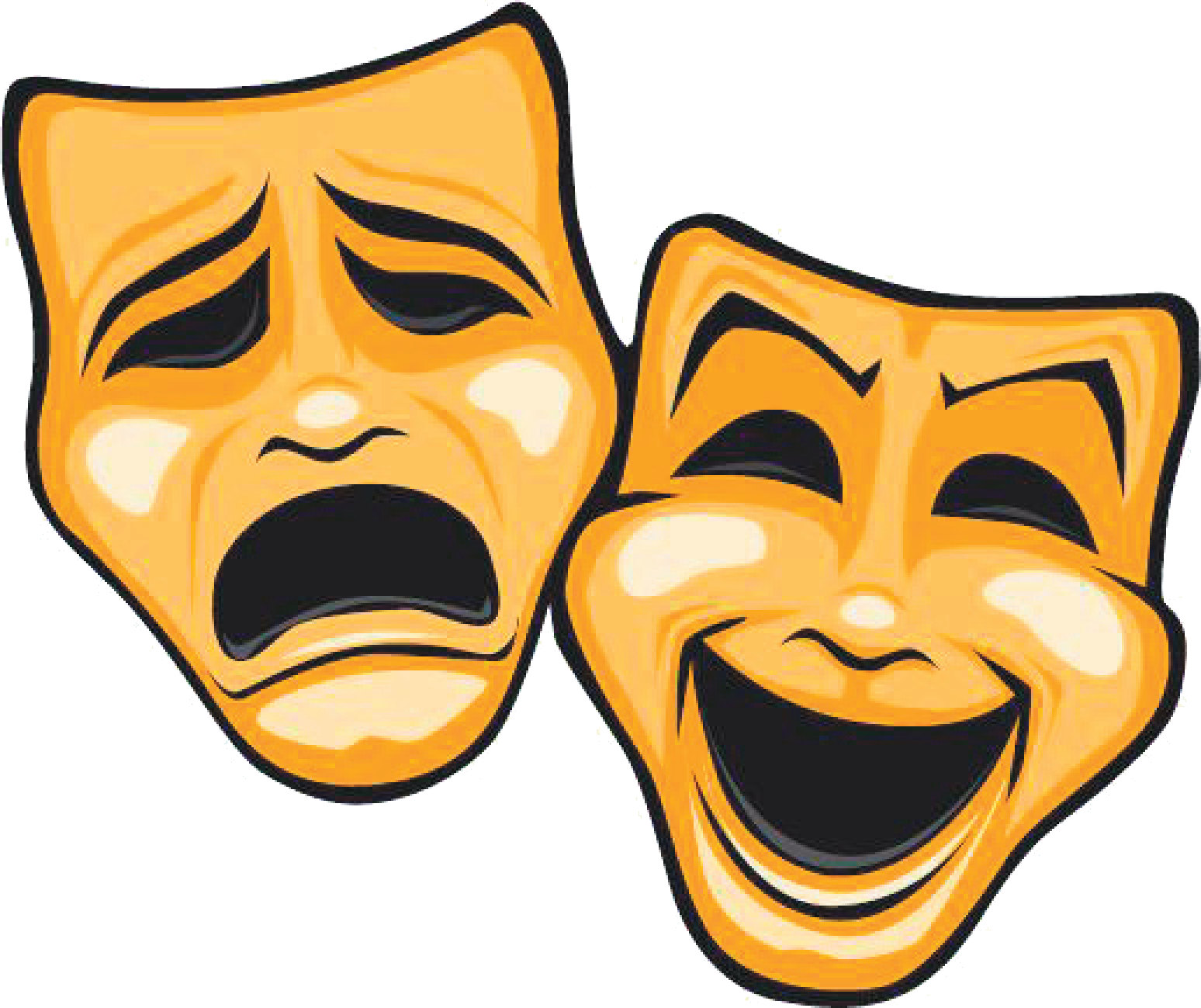 theatre clipart facemask