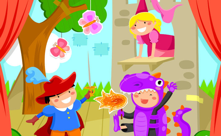 drama clipart drama child