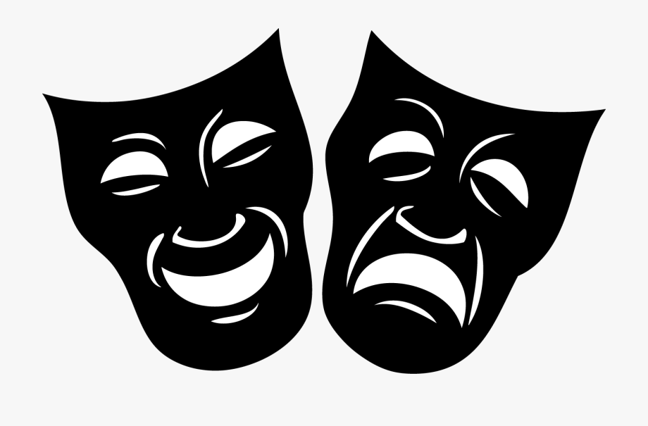 mask clipart comedy drama