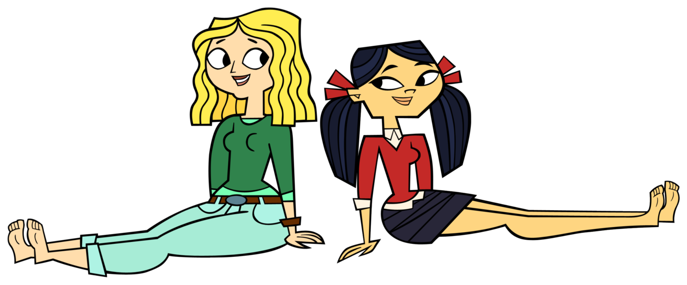 Excited clipart five girl. Total drama girls island