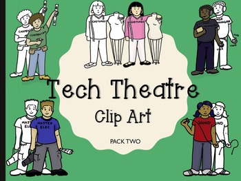 Technical theatre clip art. Drama clipart stage manager