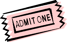 raffle clipart theater ticket