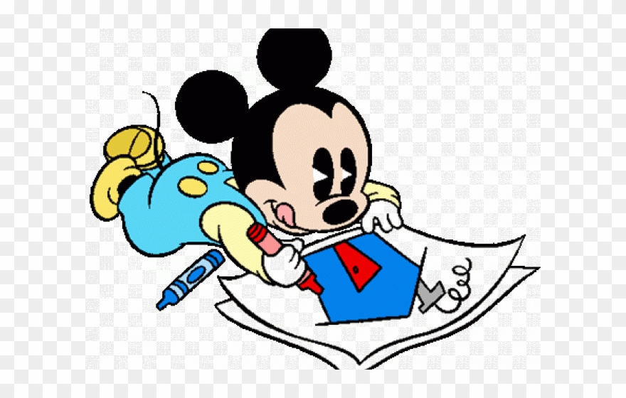 mickey clipart drawing