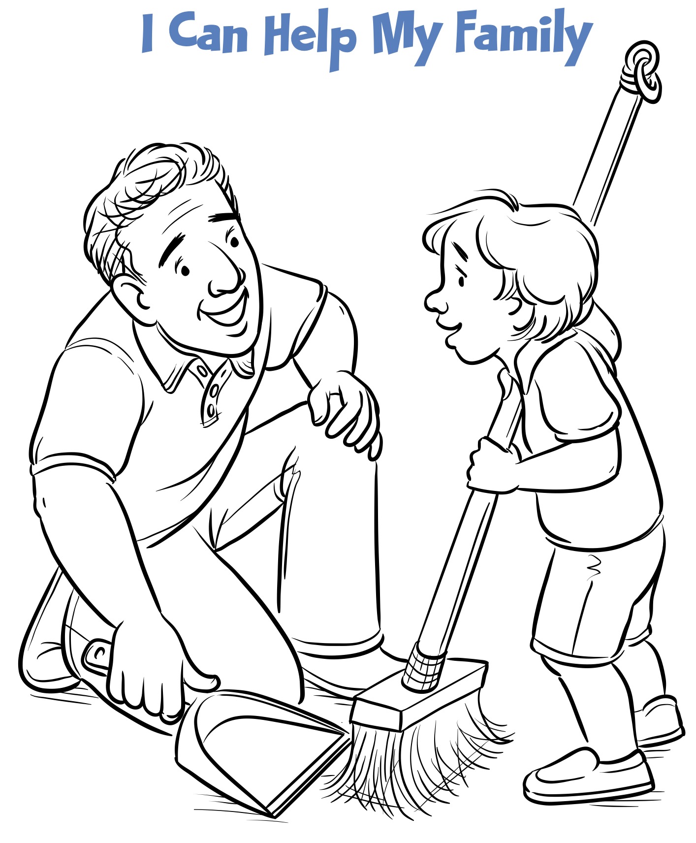 Responsibility Printable Coloring Pages Sketch Coloring Page