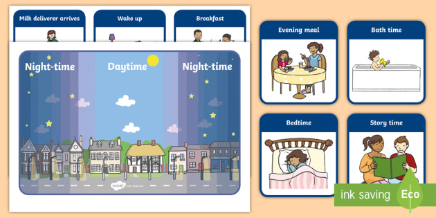 draw clipart night time activity
