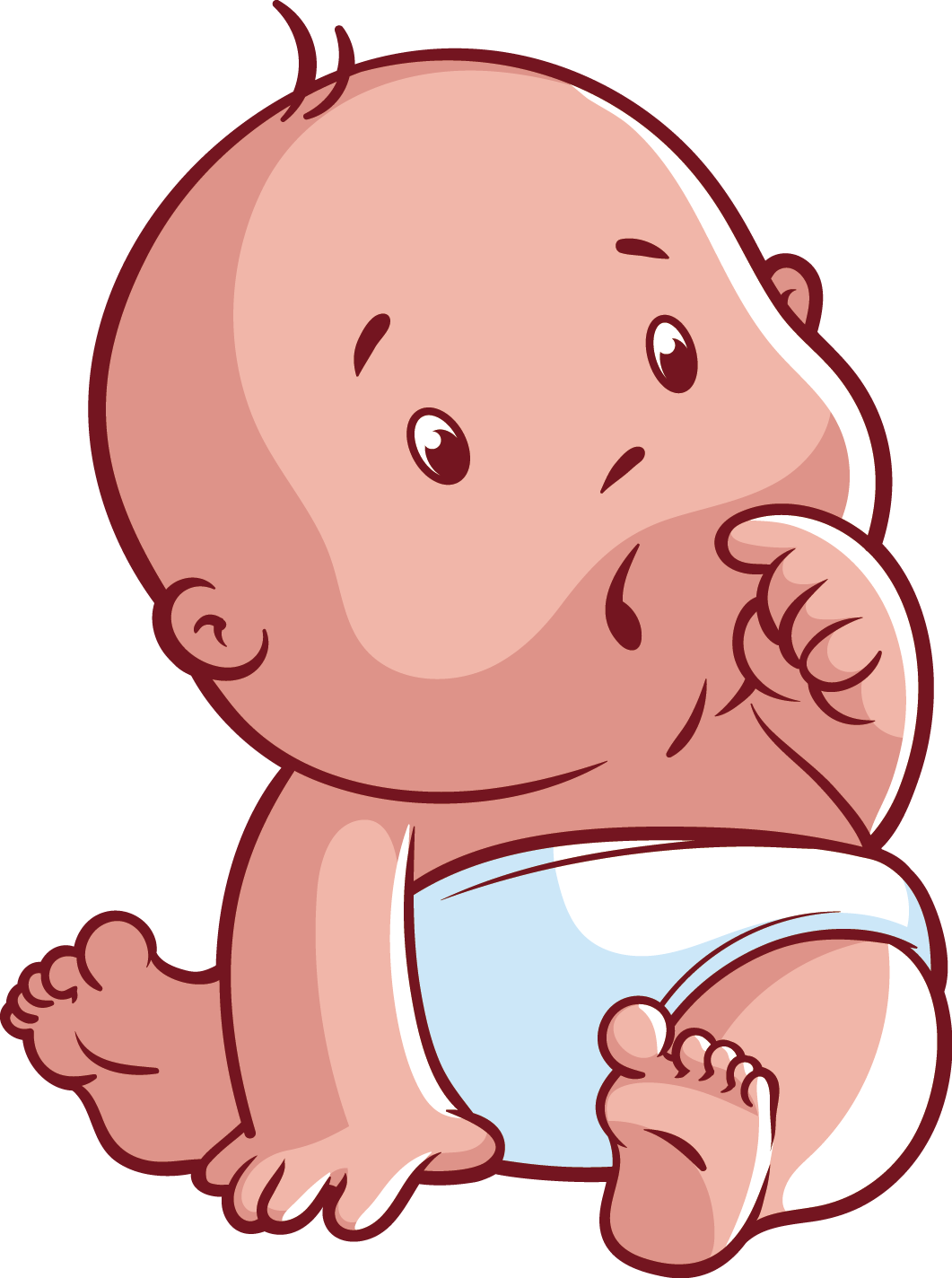 Infant clipart baby indian. Cartoon drawing clip art