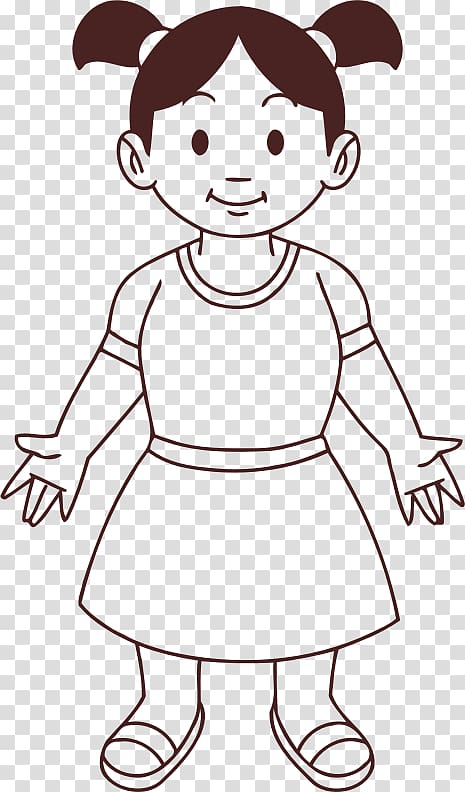 drawing clipart child draw