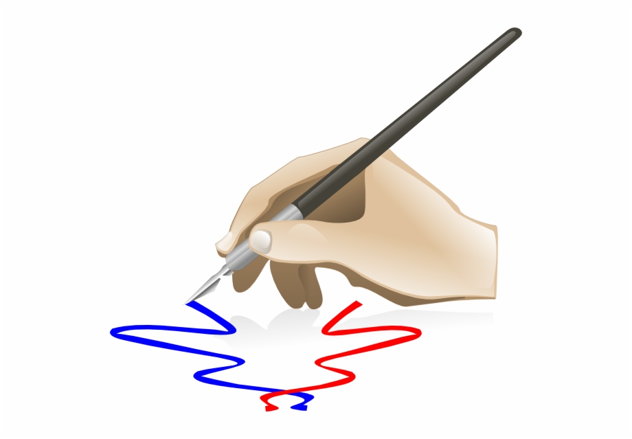 painting clipart hand