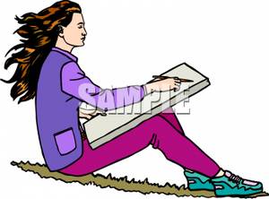 Royalty free image an. Drawing clipart sketch artist