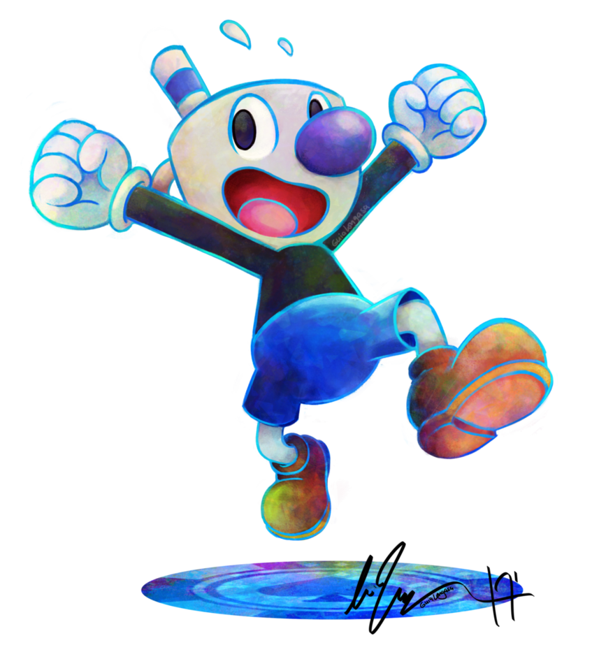 Mugman style by whatifgirl. Dream clipart dream team