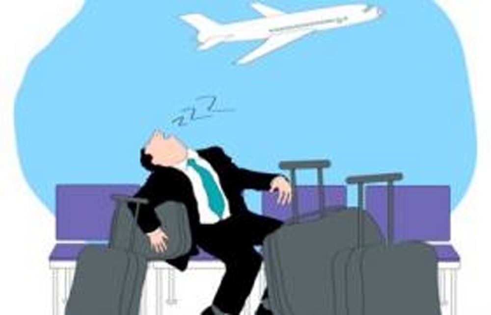 dreams clipart jet lag