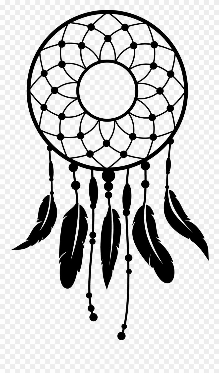 Dream clipart dream catcher. Catchers decal dreamcatcher 